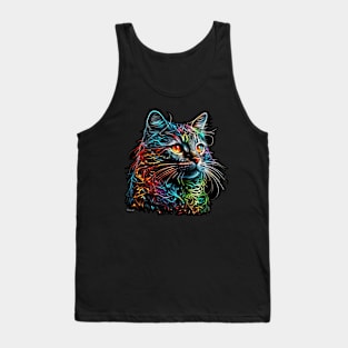 Colorful cat #3 Tank Top